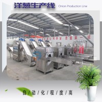 全自動連續式洋蔥切根剝皮流水線 經濟款圓蔥深加工設備