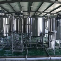 1000L啤酒設備 糖化罐+發酵罐 自釀啤酒設備
