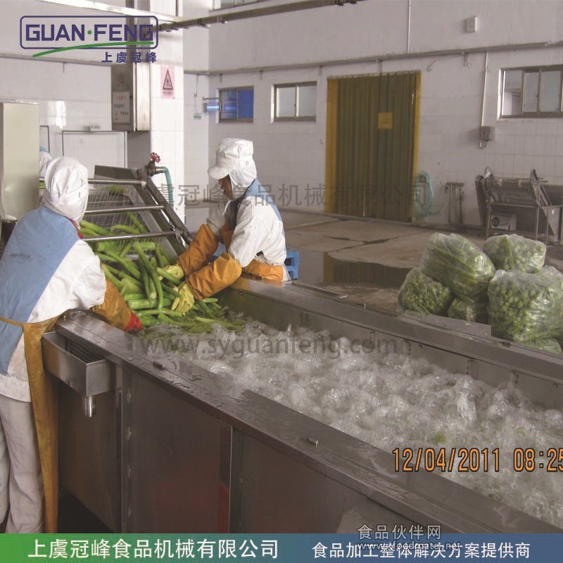 萵筍清洗