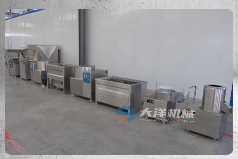 半自動薯片設備7