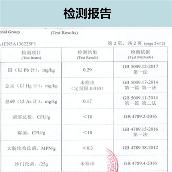 檢測報告-粉