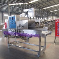 GK600型電動(dòng)調(diào)速型雞肉上糠機(jī) 連續(xù)式雞排裹面包糠設(shè)備