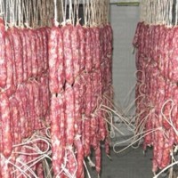 臘腸烘干機生產廠家，臘腸加工設備廠家，空氣能熱泵臘腸烘干機