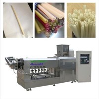 魯舜機械 竹粉吸管生產設備 膨化機 擠壓機 螺旋塔