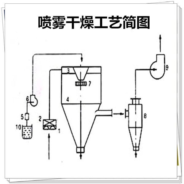 噴霧干燥工藝簡圖_副本1