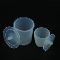 特氟龍PFA聚四氟乙烯坩堝耐酸堿耐高溫250ml帶蓋