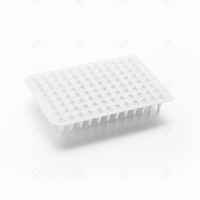 反應板 0.2ml96孔PCR板 半裙邊 透明 適配ABI