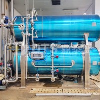 花膠黑米粥殺菌設備 全自動高壓滅菌鍋 雙層高溫殺菌鍋廠家