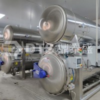 高溫殺菌鍋 水浴式食品高壓殺菌釜 真空袋裝粽子滅菌設備