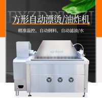 蔬菜自動漂燙焯水機 肉制品膨化油炸機 方形加熱殺菌設備