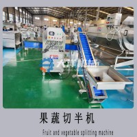 蔬菜切半機全自動冬瓜劈半機械 電動白蘿卜切半機械