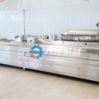 調(diào)速型漂燙線 304不銹鋼蝦餃蒸煮線溫度可控