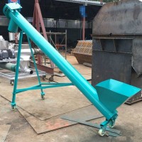 U型污泥無軸絞龍煤粉管式給料上料機(jī) 石粉螺旋給料機(jī) 小型加工