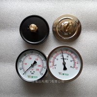 Warco渦控壓力表0-1.6MPa軸向連接壓力表