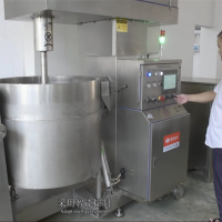 大型打驢肉滑的機器 肉丸廠大型調速丸子打漿機 液壓制冷打漿機