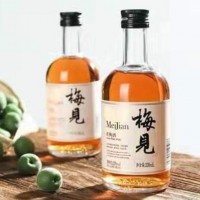 青梅酒瓶梅見青梅酒瓶330ml玻璃瓶