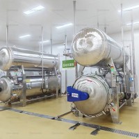 休閑食品全自動滅菌設備 雙層水浴殺菌鍋 熱水循環式殺菌釜