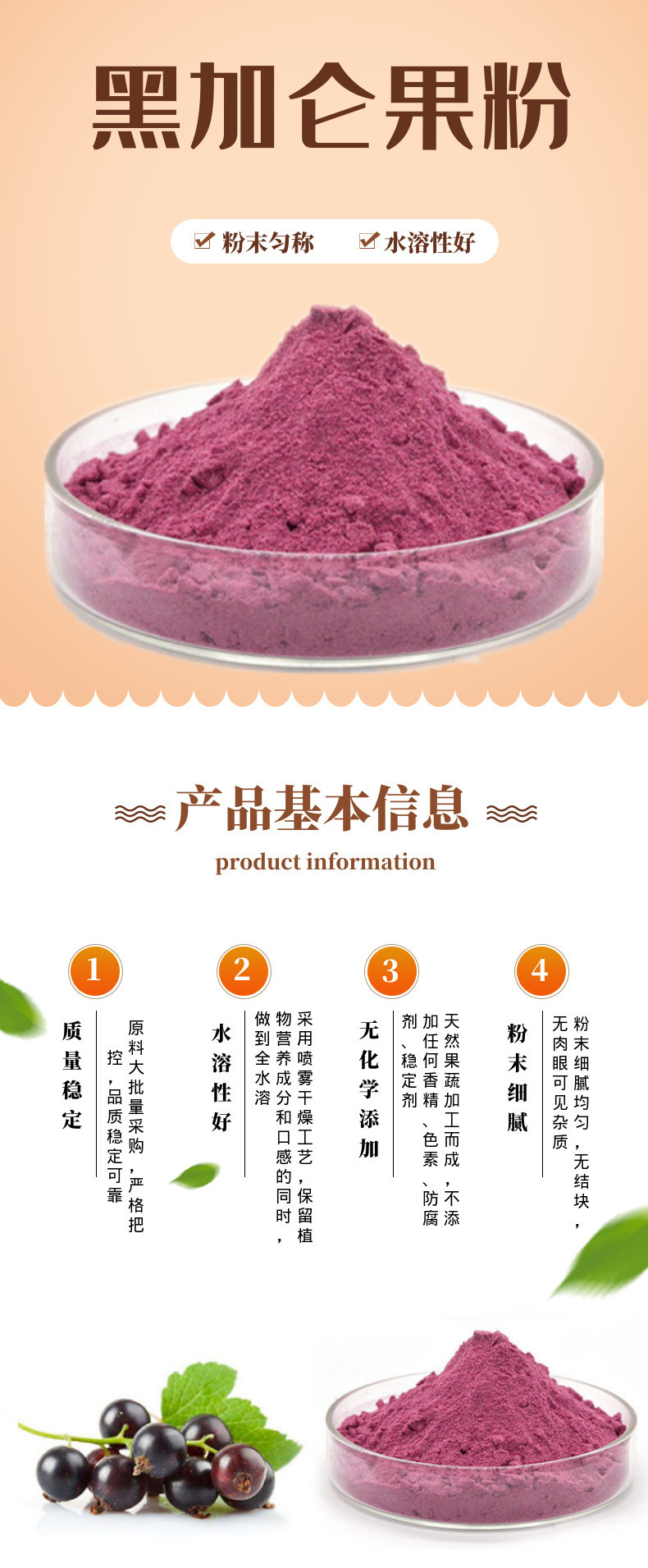 黑加侖果粉