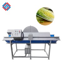 甘藍白菜自動切半機 卷芯菜分瓣機廠家 九盈機械