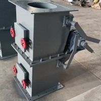 雙層重錘放料閥電動雙層翻板閥