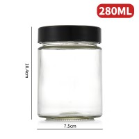 鐵蓋芝麻醬瓶220克280克350克高口厚蓋花生醬瓶
